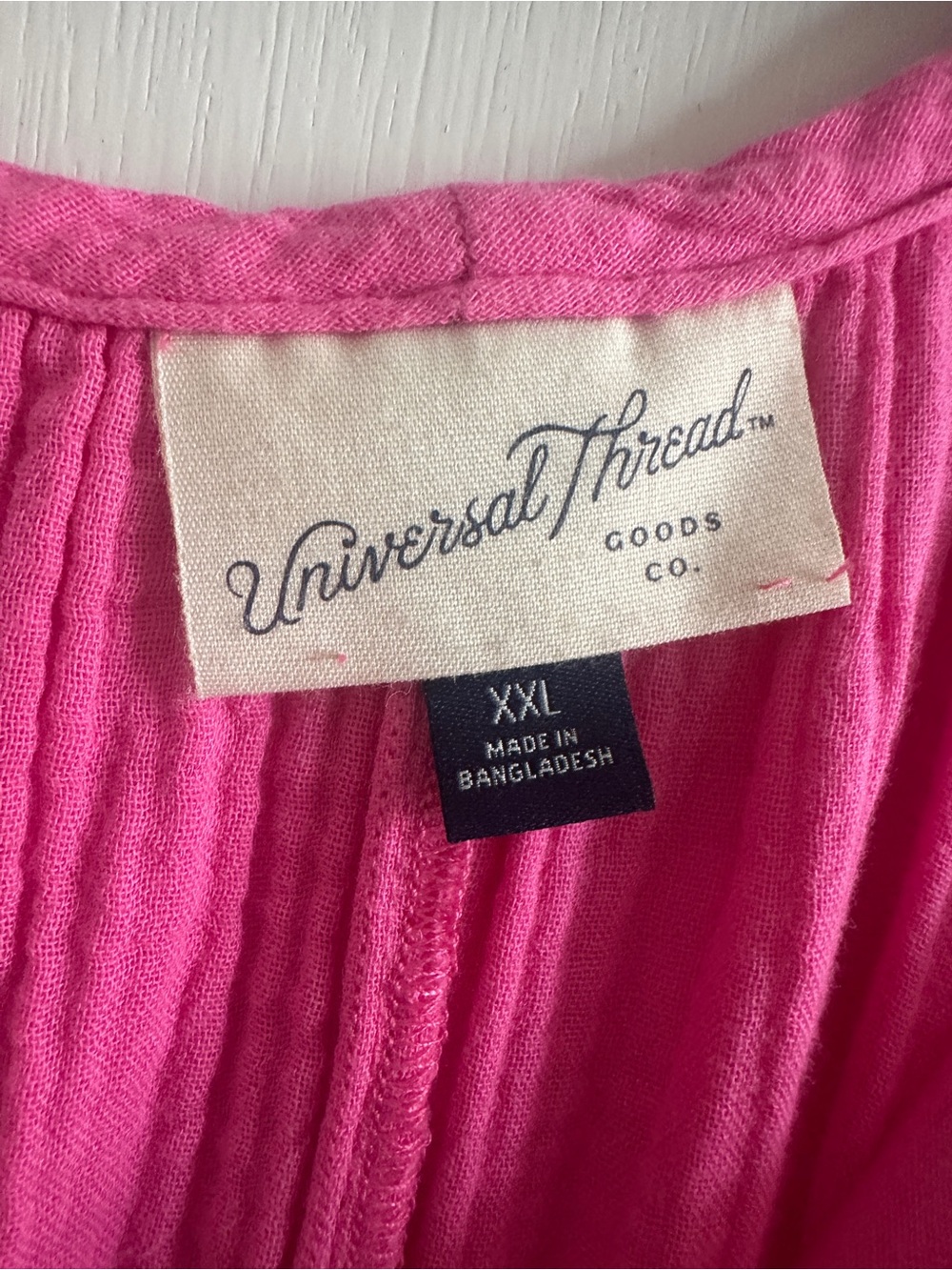 Universal Thread Bright Pink Maxi Sundress - Picture 3 of 3